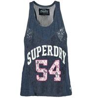 Superdry ATHLECTIC LACE women\'s Vest top in blue