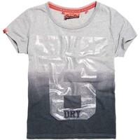 superdry g10019xo t shirt women womens t shirt in grey