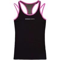 Superdry G60003PO Canotta Women Black women\'s Vest top in black