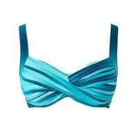 Sunseeker Ombre Twist Front Bikini Top