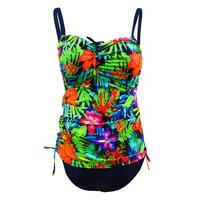 Sun Playa 2 Pieces Multicolor Tankini Swimsuit Morane