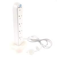 Surge Mini Tower 10 Socket 13 Amp 2 Mtr Neon White