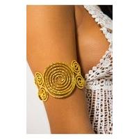 Sundance Gold Swirl Arm Cuff