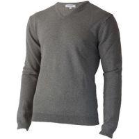 Super Wool V-Neck Sweater - Silver