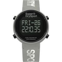 superdry unisex digi pedometer chronograph watch