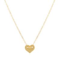 Super Stylish-Necklaces - Necklace Heart Close Single - Gold