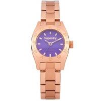 superdry ladies mini steel watch syl158vrgm