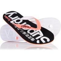 Superdry Scuba Flip Flops W fluro coral/optic/black