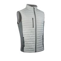 sunderland vermont padded gillet silver