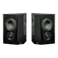svs ultra black oak surround speaker pair