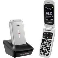 swisstone BBM 610 Big Button SIM Free Mobile Phone, Silver