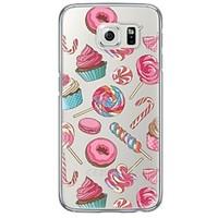 sweet food tile pattern soft ultra thin tpu back cover for samsung gal ...