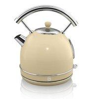 swan sk34020cn 17 litre cream dome kettle