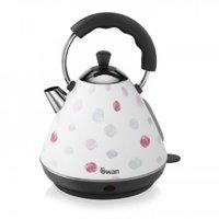 Swan SK261030POLN 2 Ltr Pyramid Polka Dot Kettle