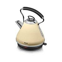 Swan SK34010CREN 1.7 Litre Cream Pyramid Kettle