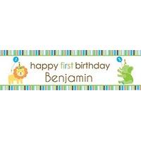Sweet at One Boy Personalised Party Banner