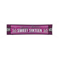 sweet 16th banner 40x180cm