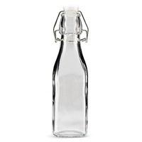 Swing Top Glass Square Bottle - 8 1/2oz (250ml)