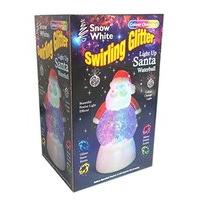 Swirling Glitter Santa Waterball
