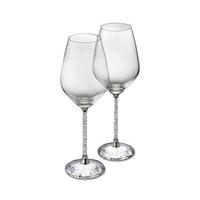 Swarovski Crystalline White Wine Glasses (Set of 2) Clear crystal