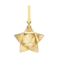 Swarovski Star Ornament, Gold Tone, small Full-colored