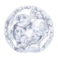 Swarovski Chinese Zodiac - Rabbit Clear crystal