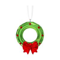 swarovski christmas wreath ornament full colored