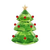 Swarovski Christmas Tree, Green Full-colored