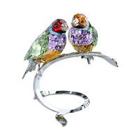 Swarovski Gouldian Finches Full-colored