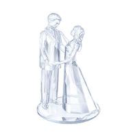 Swarovski Love Couple Clear crystal