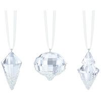 Swarovski Christmas Ornaments (Set of 3) Clear crystal