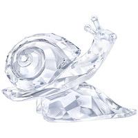 Swarovski Snail on Leaf Clear crystal