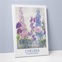 Sweetpea & Delphiniums Chelsea Canvas