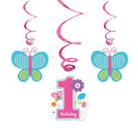 sweet 1st birthday girl ceiling decorations