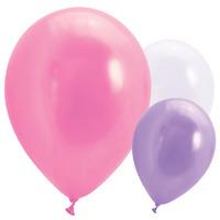 sweet pea pastel mix coloured latex party balloons