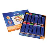 swsh classbox 288 premium hexagonal coloured pencils