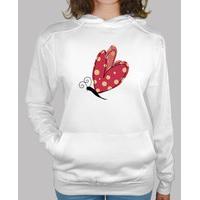 sweatshirt white butterfly