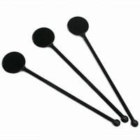 Swizzle Stick Disc Stirrers Black (Pack of 250)