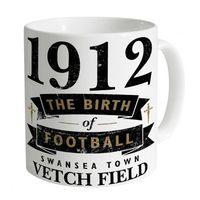 swansea city birth of football mug
