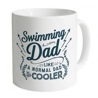 swimming dad mug