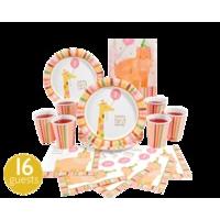 Sweet At One Girl 1st Birthday Basic Party Kit 16 Guests