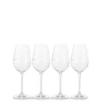 Swirl 4 Pack White Wine Glasses