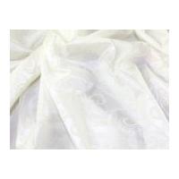 Swirl Flock Print Taffeta Dress Fabric