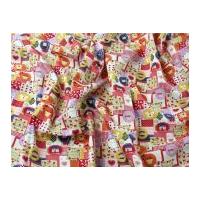 Sweet Dreams Patchwork Print Cotton Poplin Dress Fabric Multicoloured