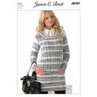 sweater in james c brett marble dk jb097