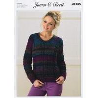 sweater in james c brett marble chunky jb185