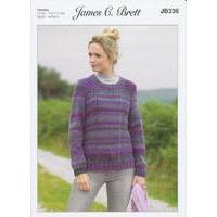 sweater in james c brett marble chunky jb336