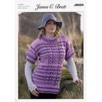 sweater in james c brett marble chunky jb029