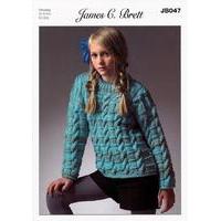 sweater in james c brett marble chunky jb047