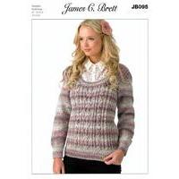 sweater in james c brett marble dk jb095